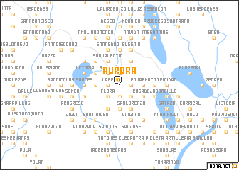 map of Aurora