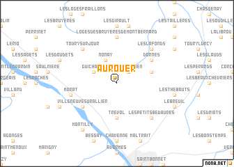 map of Aurouer