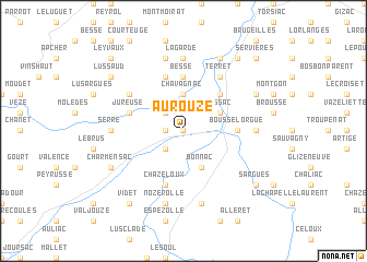 map of Aurouze