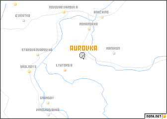 map of Aurovka