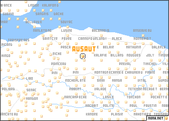 map of Au Saut