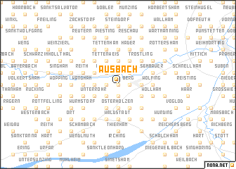 map of Ausbach