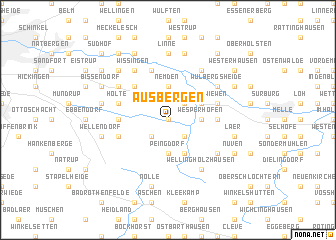 map of Ausbergen