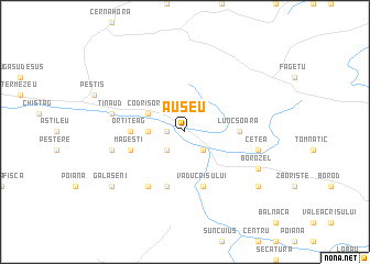 map of Auşeu