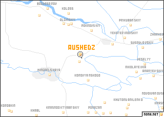 map of Aushedz