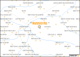 map of Ausseing