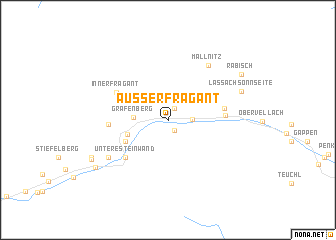 map of Ausserfragant
