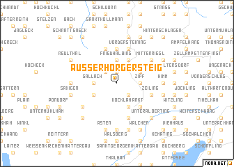 map of Ausserhörgersteig