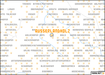 map of Außerlandholz