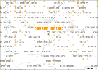 map of Aussermanzing