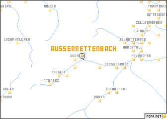 map of Außerrettenbach