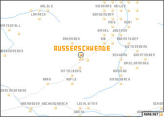 map of Ausserschwende