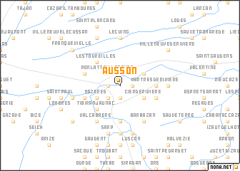 map of Ausson