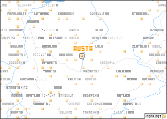 map of Austa