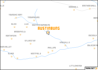 map of Austinburg