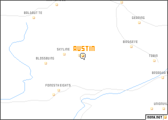 map of Austin