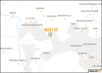 map of Austin