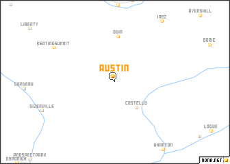 map of Austin