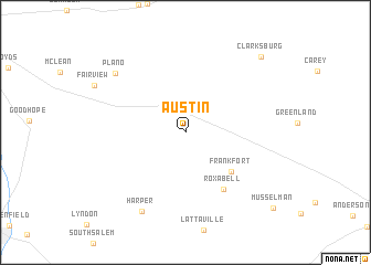 map of Austin