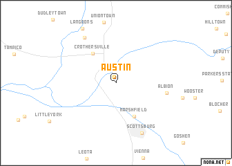 map of Austin