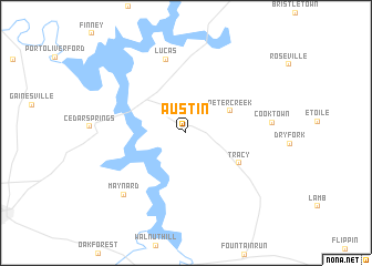 map of Austin