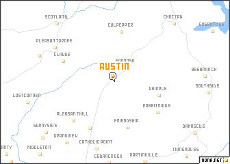 map of Austin