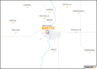 map of Austin