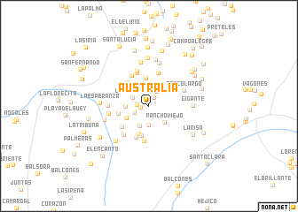 map of Australia