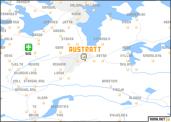map of Austrått