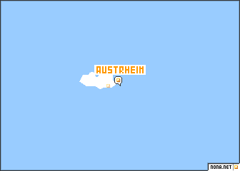 map of Austrheim