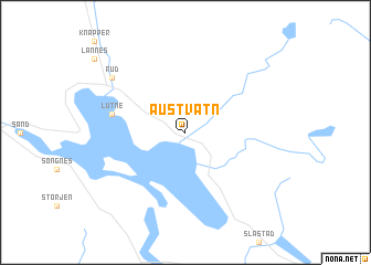 map of Austvatn