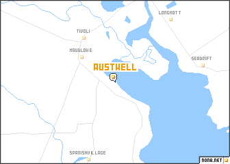 map of Austwell