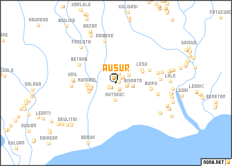 map of Ausur