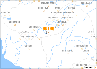 map of Aután