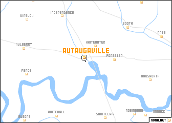 map of Autaugaville