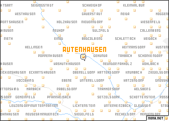 map of Autenhausen