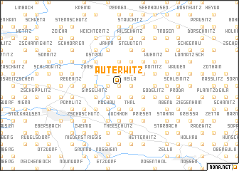 map of Auterwitz