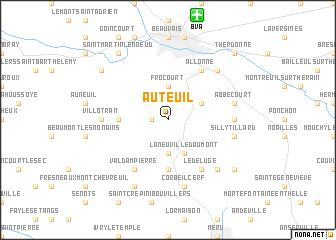 map of Auteuil