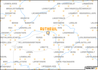 map of Autheuil