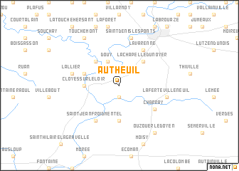 map of Autheuil