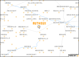 map of Autheux