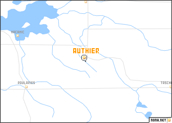 map of Authier