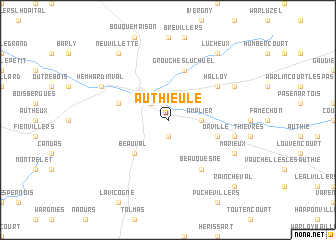 map of Authieule