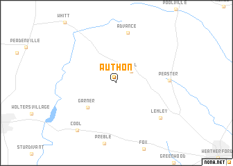 map of Authon