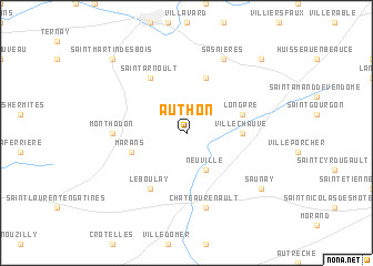 map of Authon