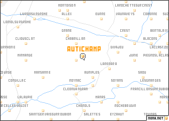 map of Autichamp