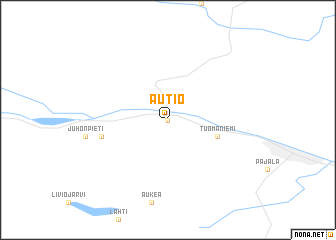 map of Autio