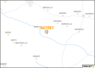 map of Autney