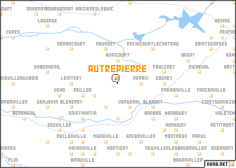 map of Autrepierre
