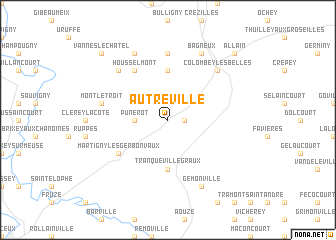 map of Autreville